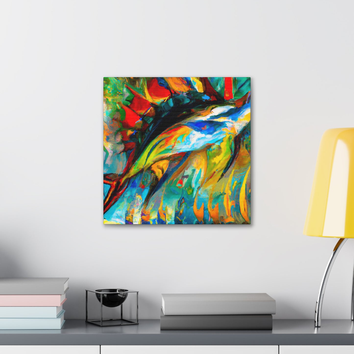 "Sailfish Under the Waves" - Canvas