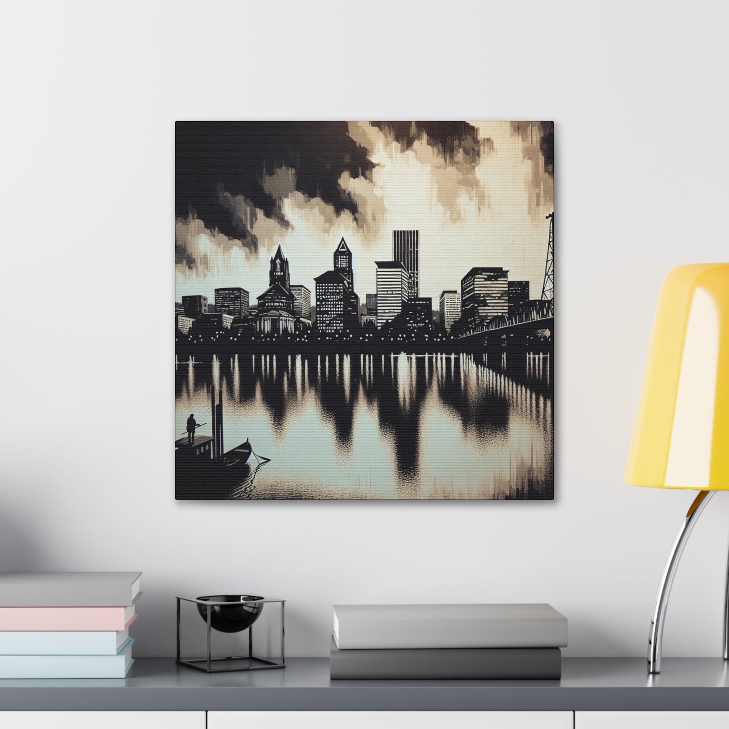 "Popsicle Cityscape Dreams" - Canvas