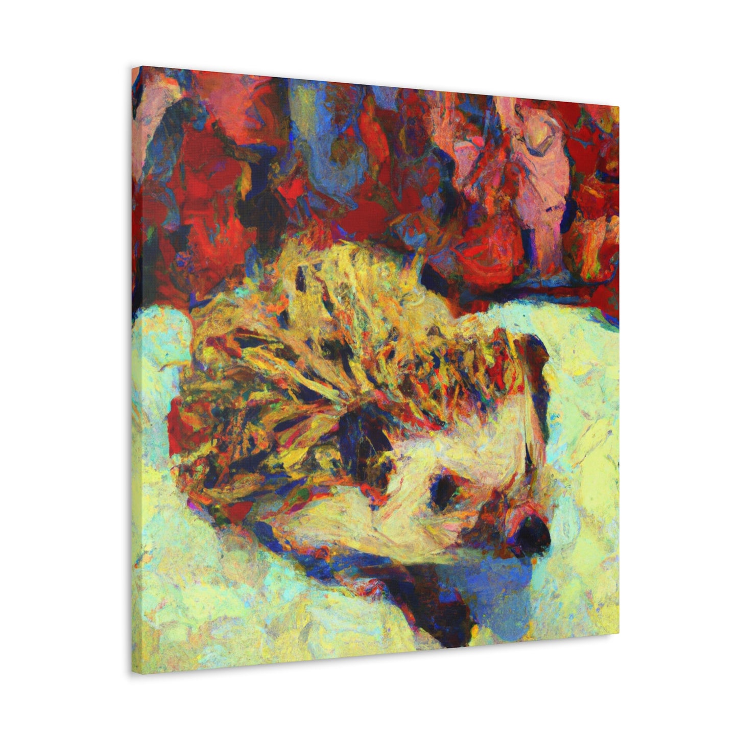 "Hedgehog in Impressionism" - Canvas