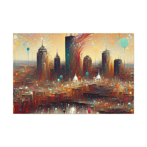 "Emerald City Sunrise" - Canvas