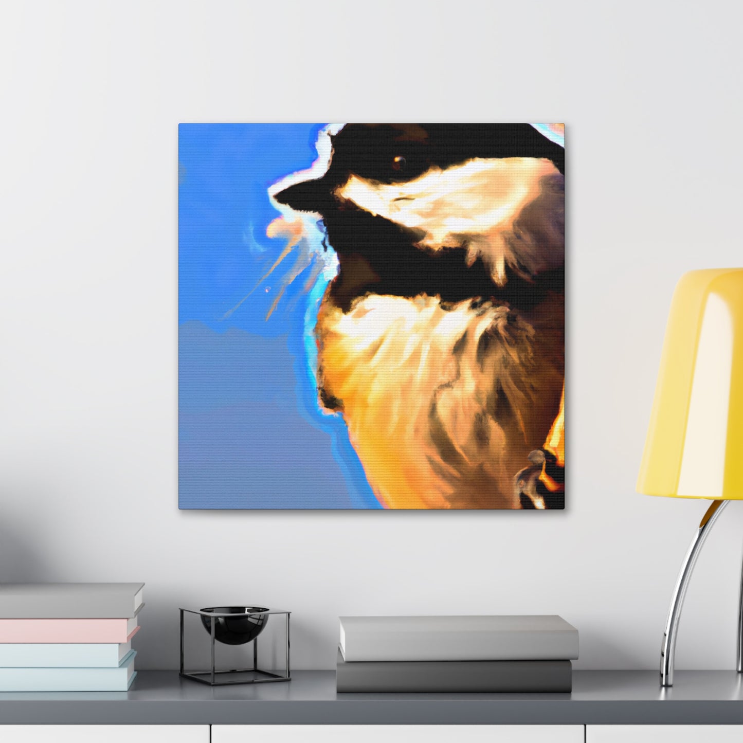 "Chickadee Hyperrealism" - Canvas