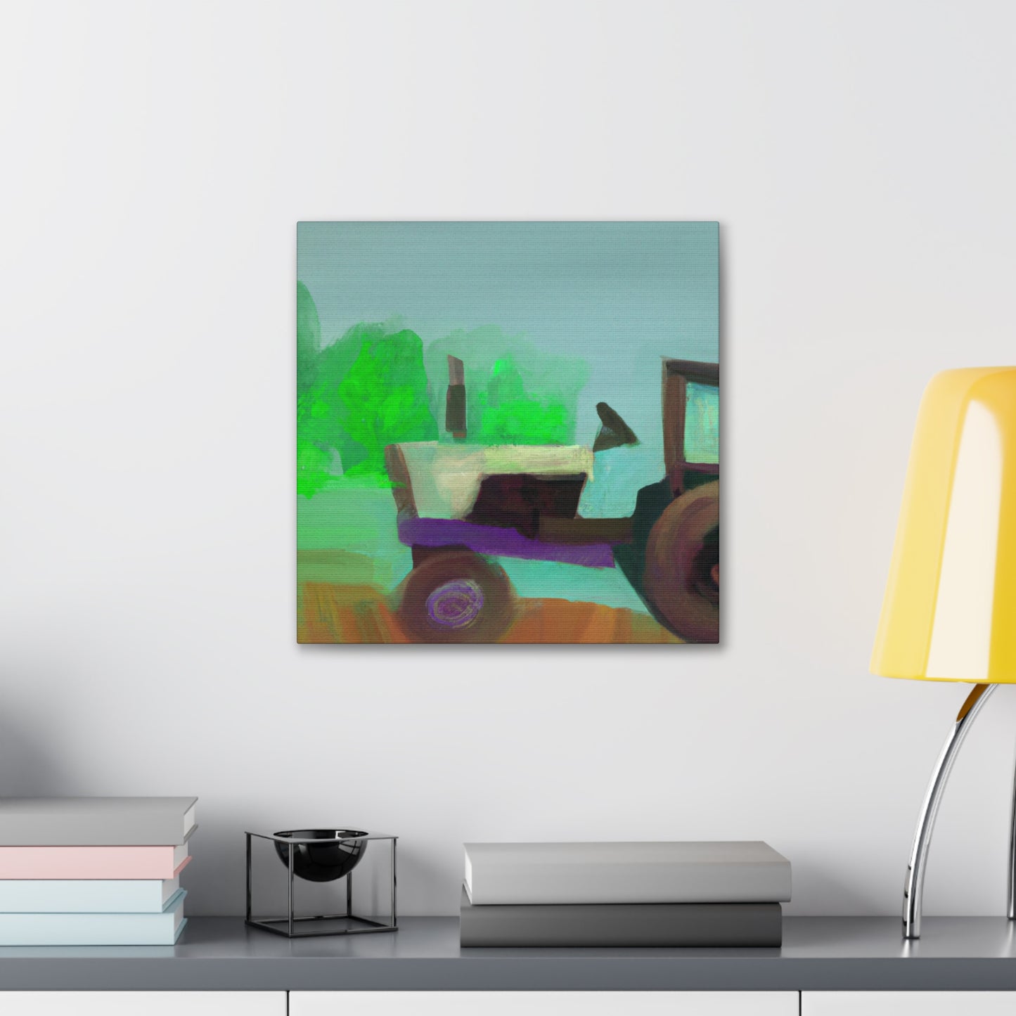 Tractor in Abstraction - Canvas