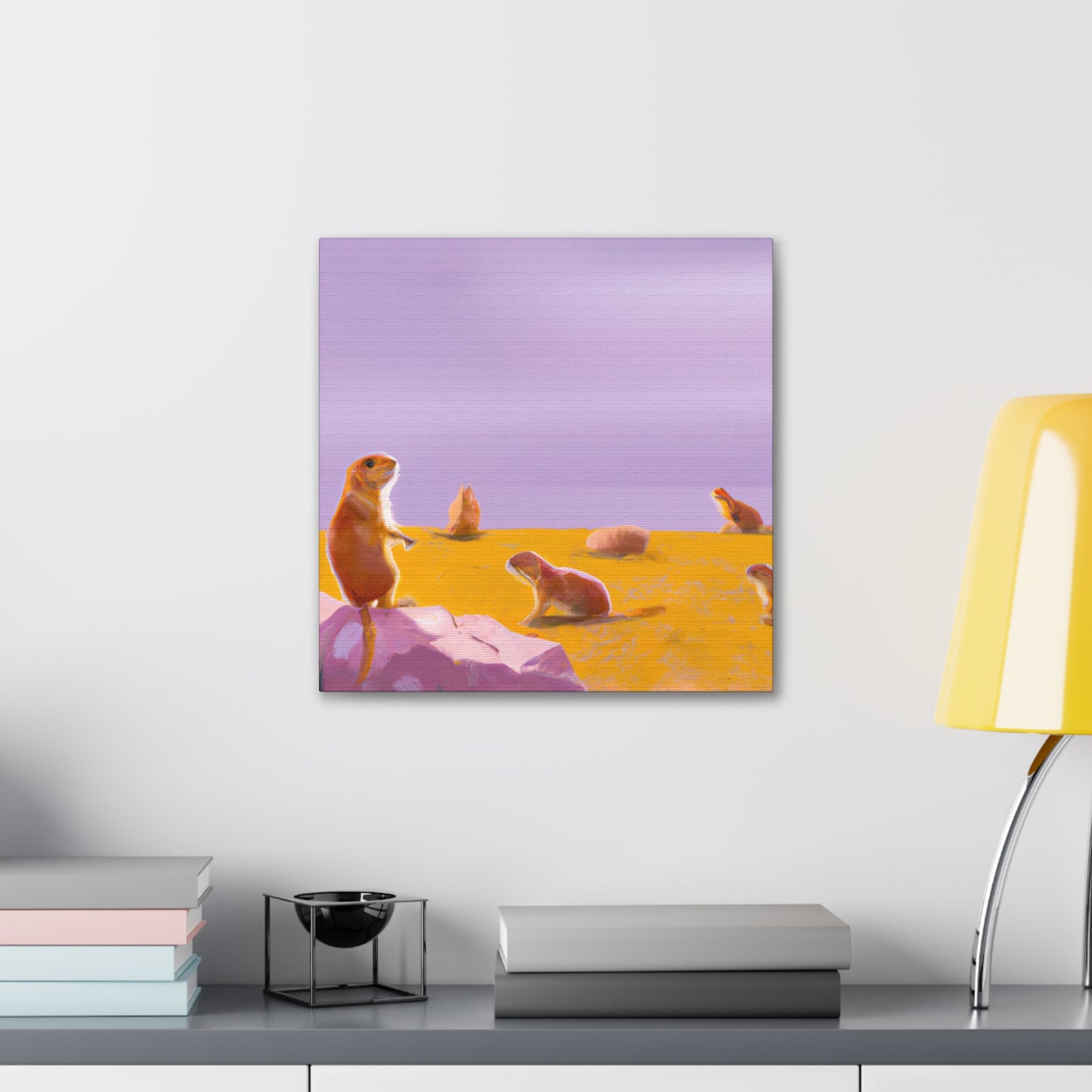 "Prairie Dog Surrealism" - Canvas