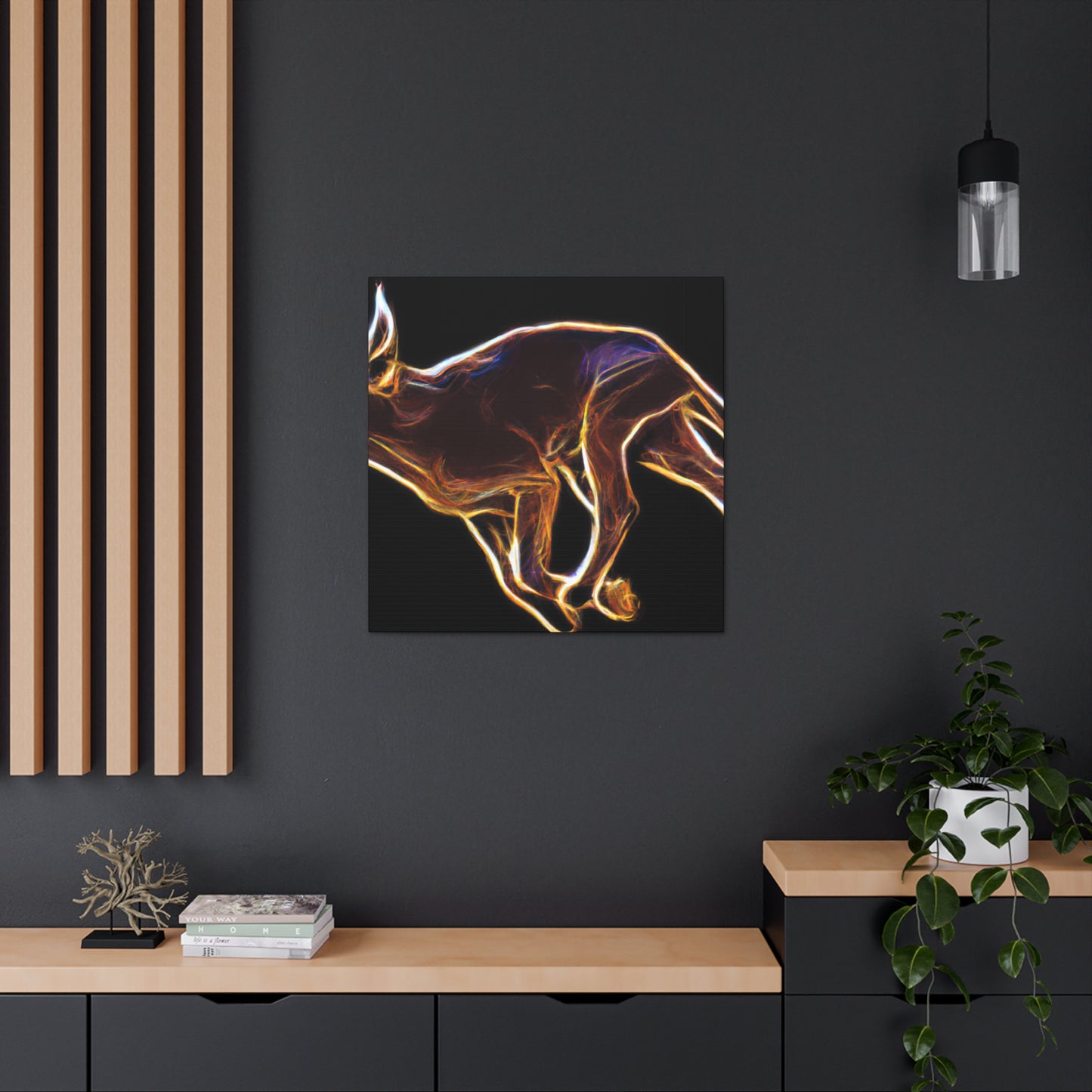 "Caracal in Abstraction" - Canvas