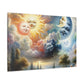 Gleaming Celestial Grins - Canvas