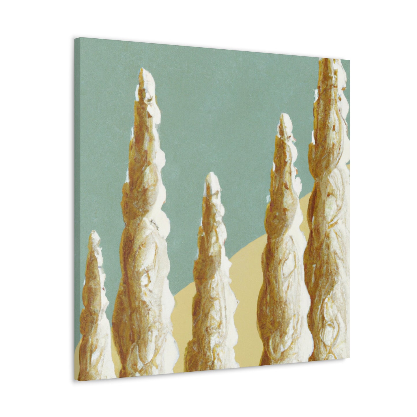 "Cypress in Moonlight" - Canvas