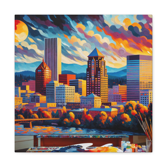 Portland Prism Pathways - Canvas