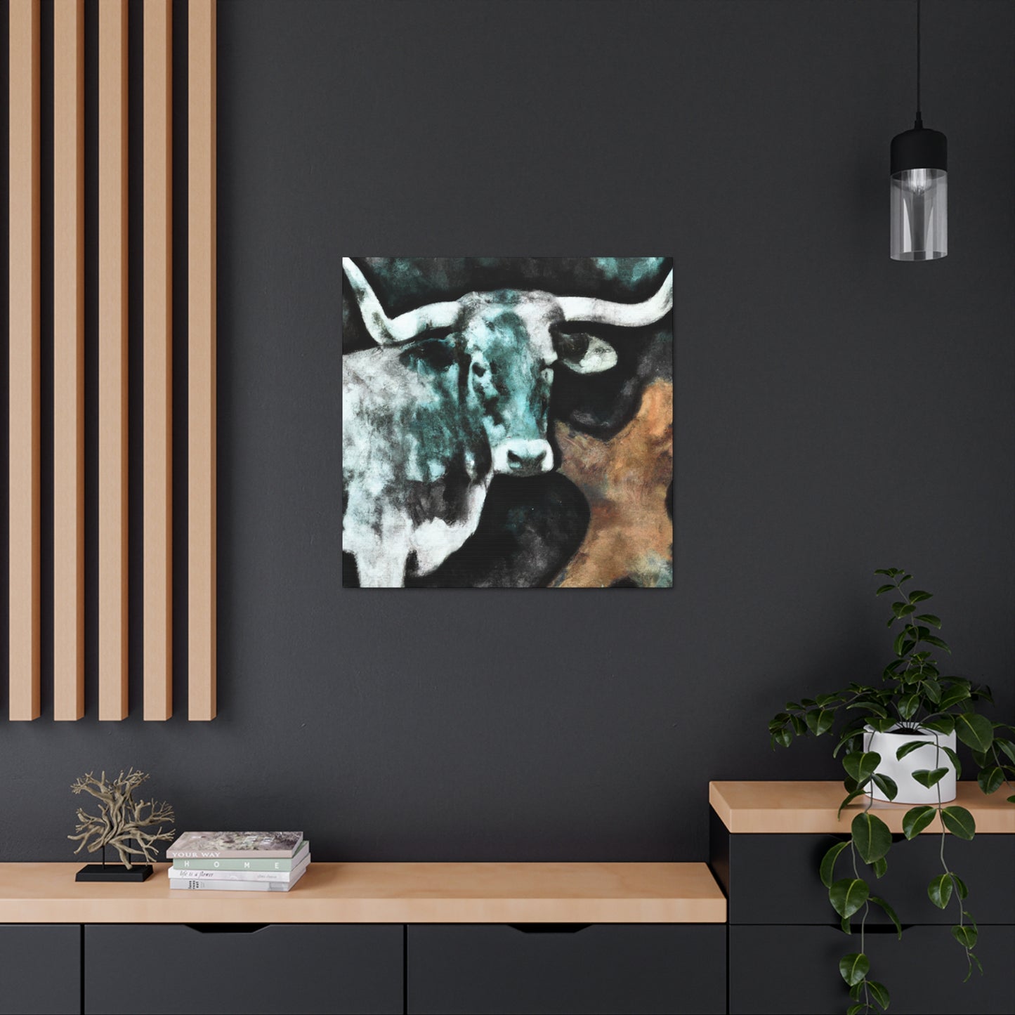 Texas Longhorn Majesty - Canvas