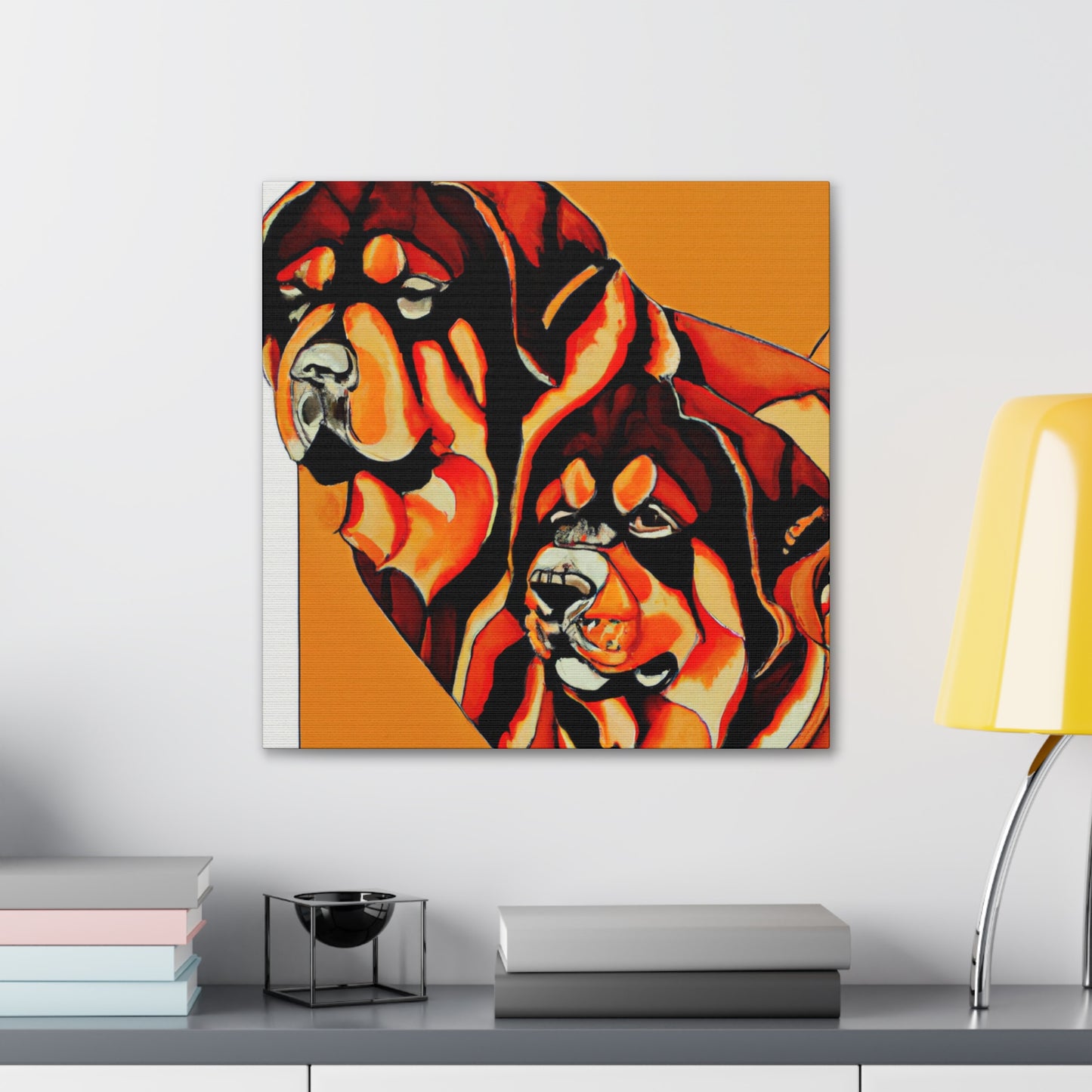 "Tibetan Mastiff Triumphant" - Canvas