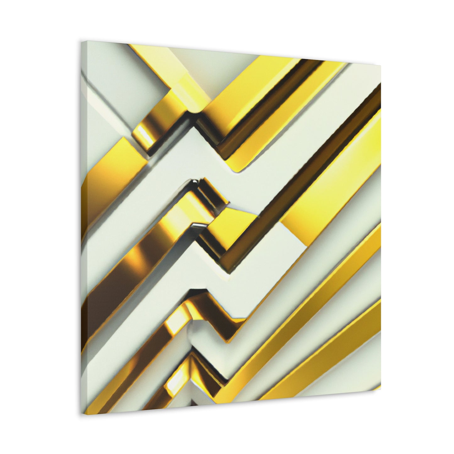 "Gilded Jazz Radiance" - Canvas