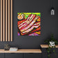 "Savory Sizzling Bacon" - Canvas