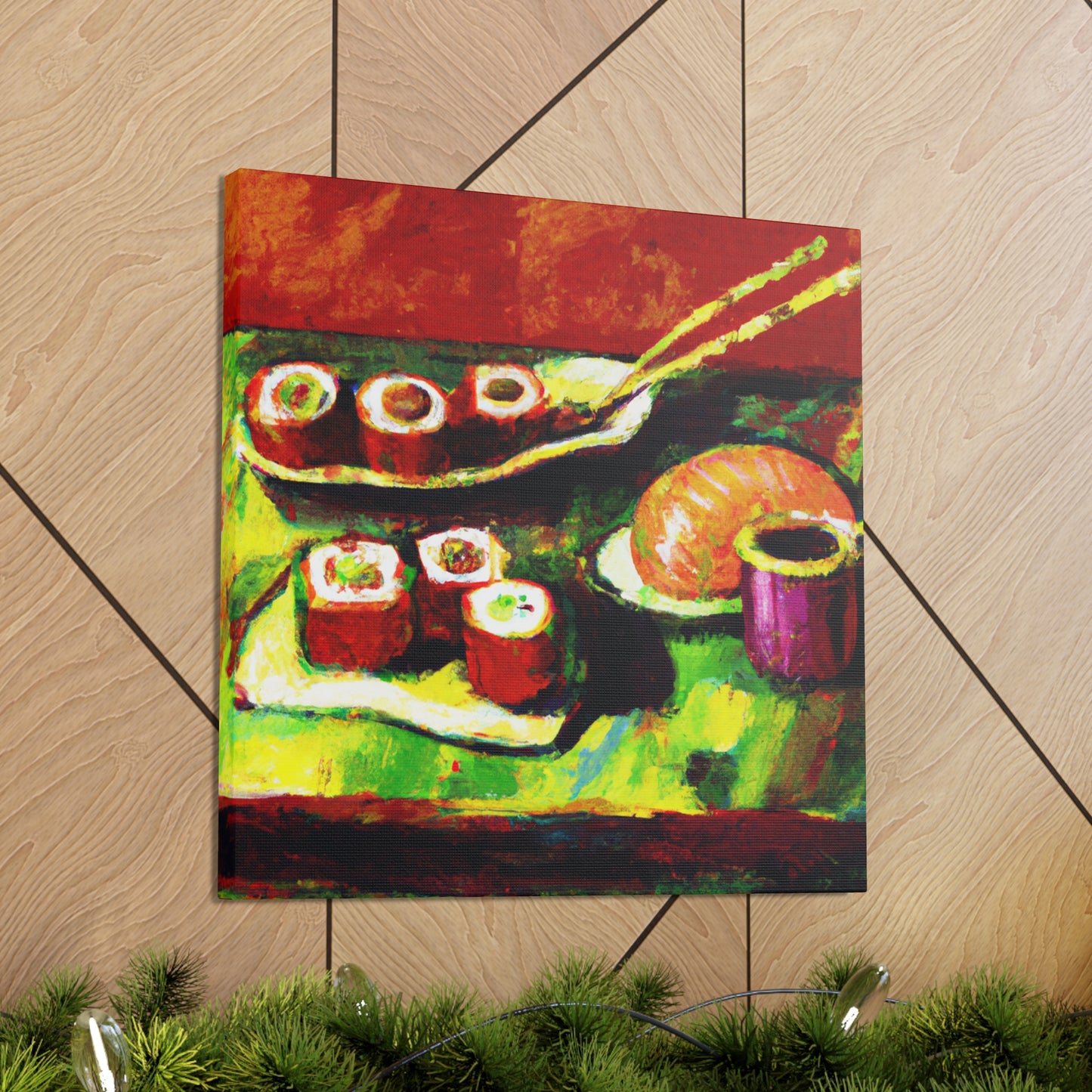 "Delightful Sushi Delight" - Canvas