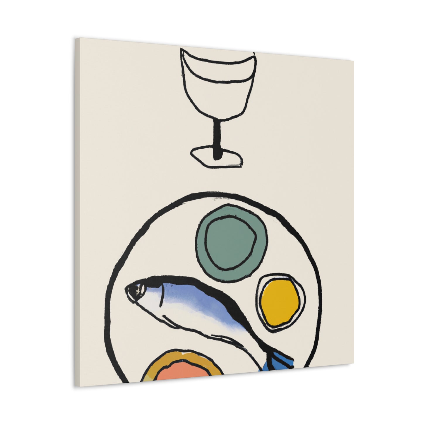 Sea of Shellfish Bliss - Canvas