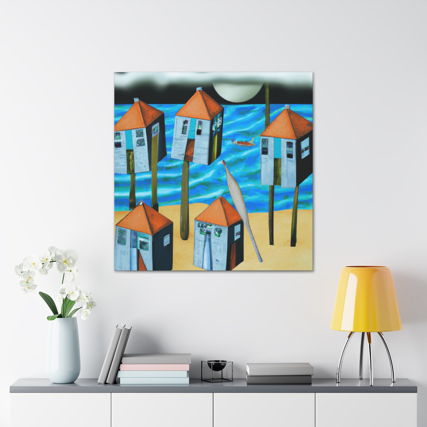 "Serene Beach Dreams" - Canvas