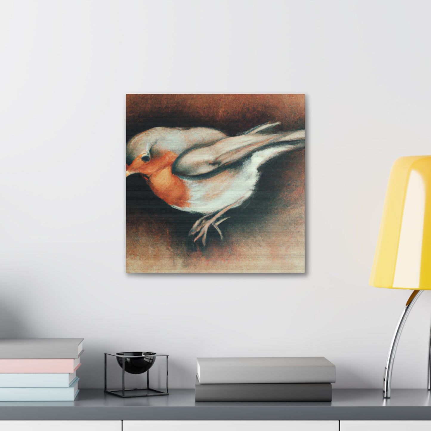 American Robin Reflection - Canvas