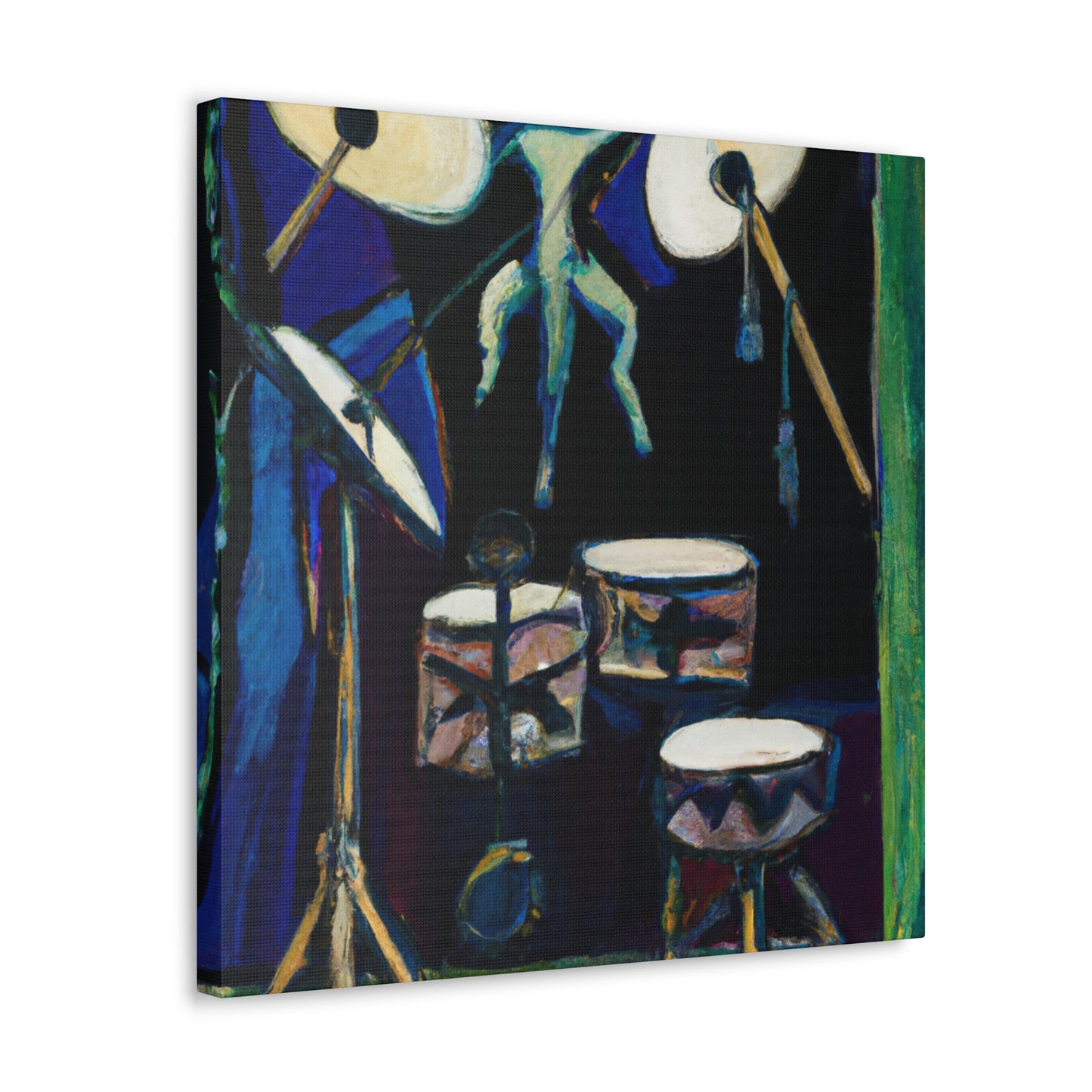 "Drumming the Nouveau Way" - Canvas