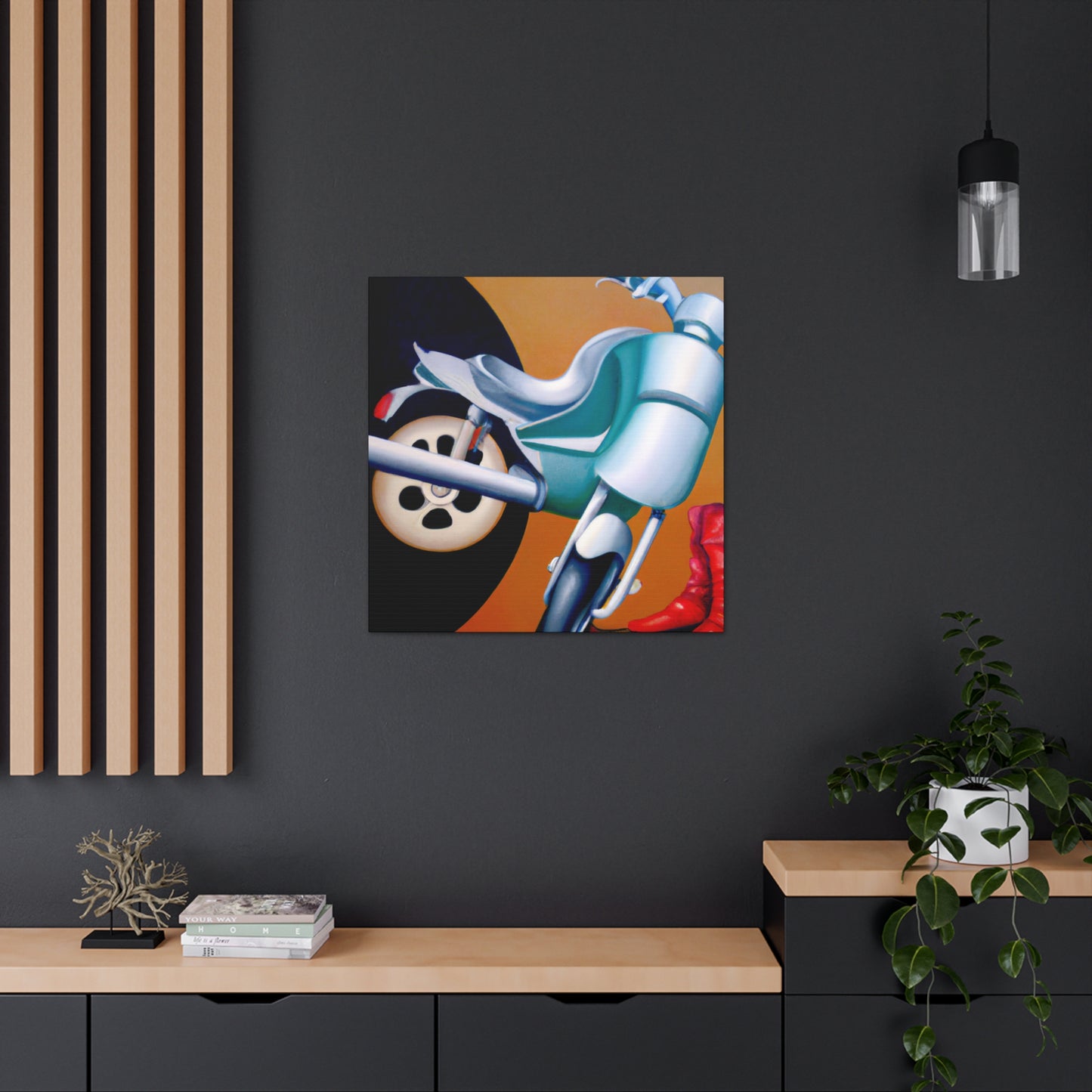 Moto Cycle Dreamscape - Canvas