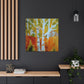 Birch Tree Reflection III - Canvas