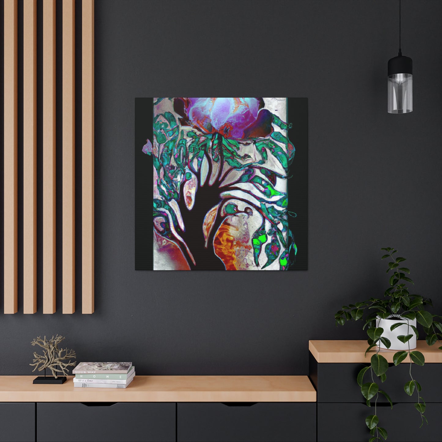 "Peony of Visual Delight" - Canvas