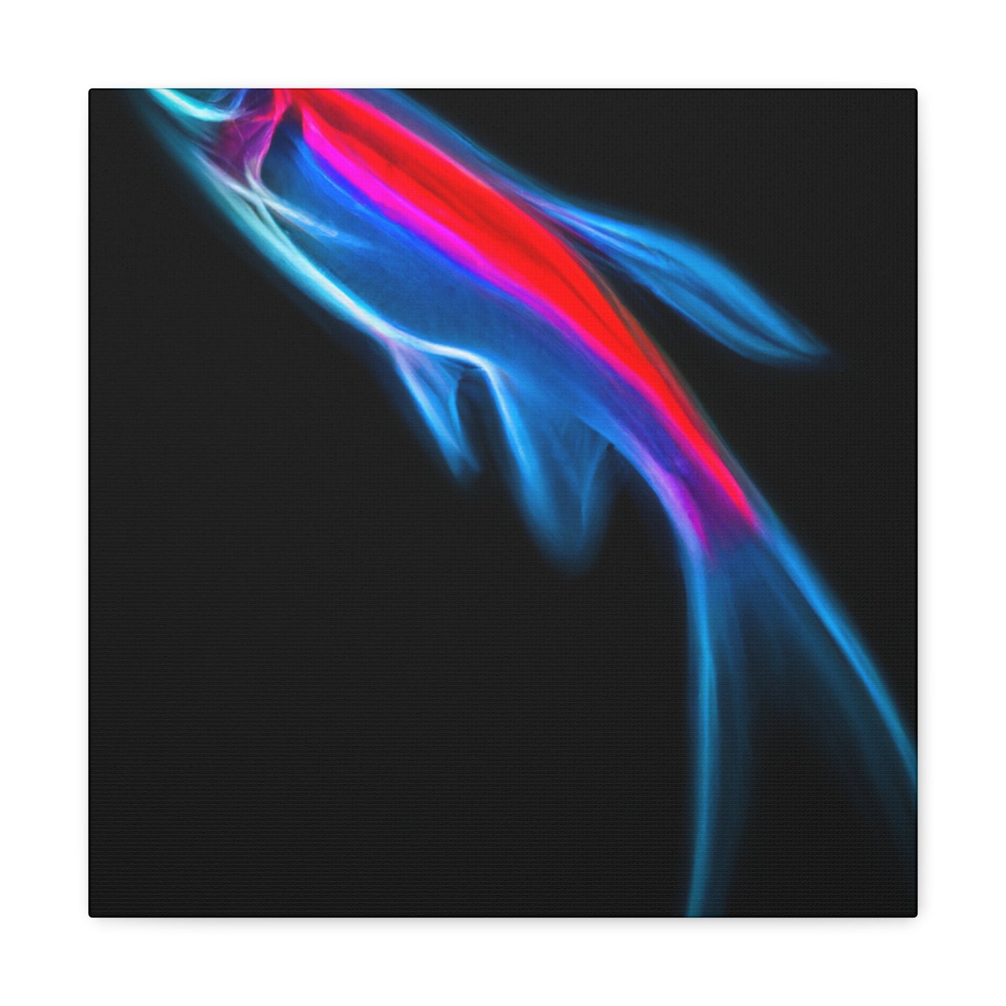 Neon Tetra Glistening - Canvas