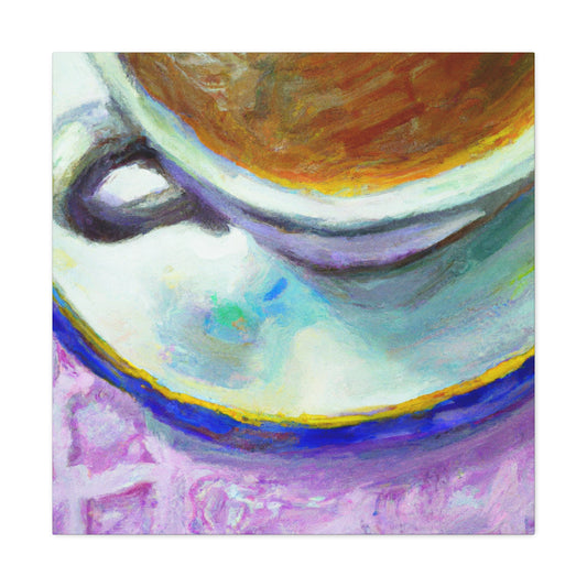 Coffee Cup Impressionism - Canvas