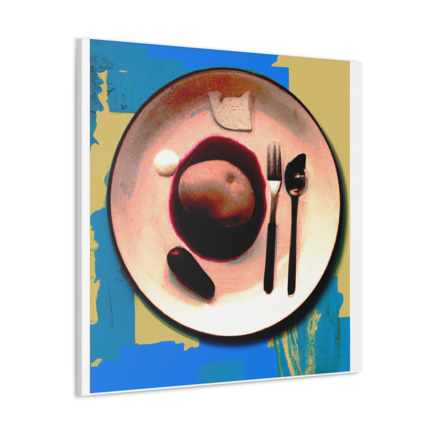 Simple Dining Scene. - Canvas