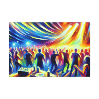 Euphoric Midnight Dance - Canvas