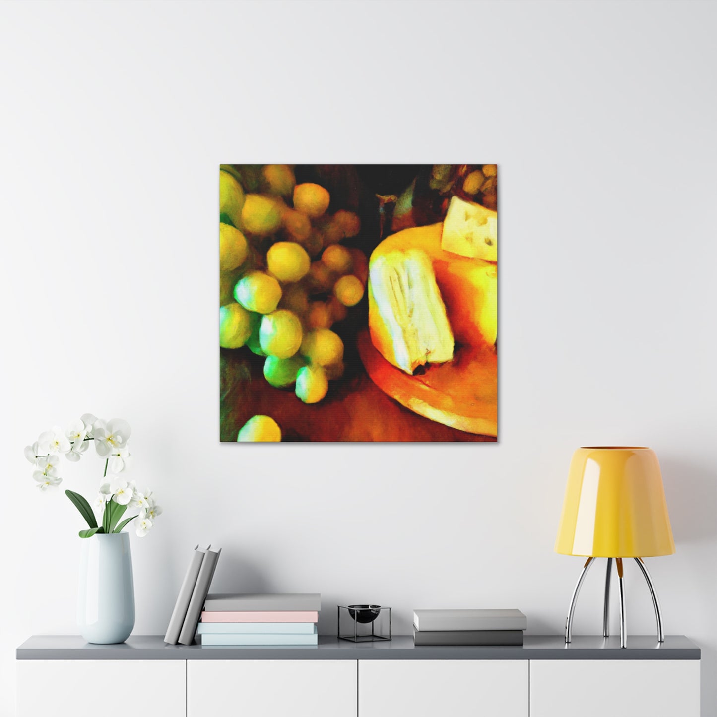 Cheese and Grapes Abound - Canvas