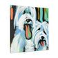 Old English Sheepdog Dance - Canvas