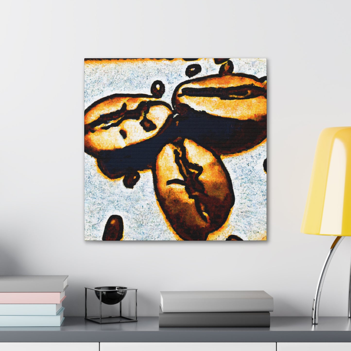 Coffee Beans Pop Art - Canvas