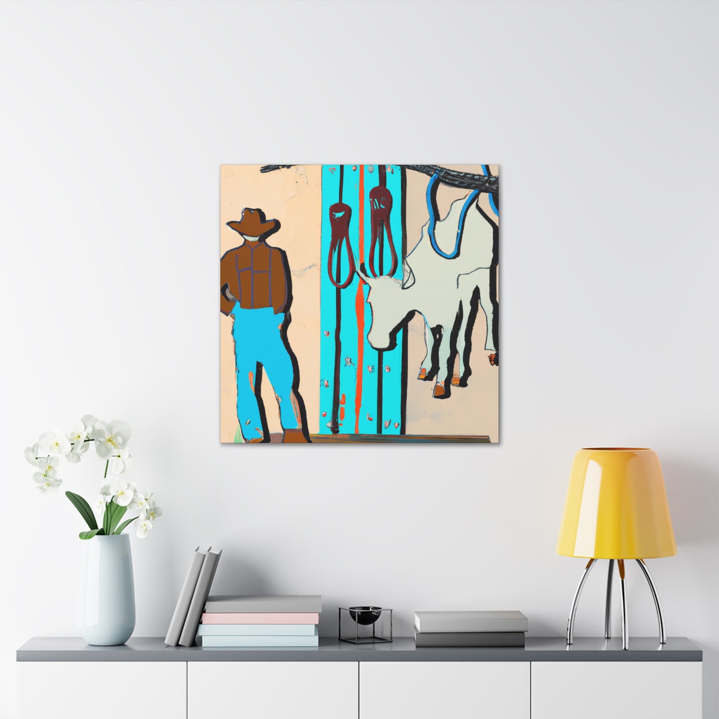 Hitching Post Majesty - Canvas