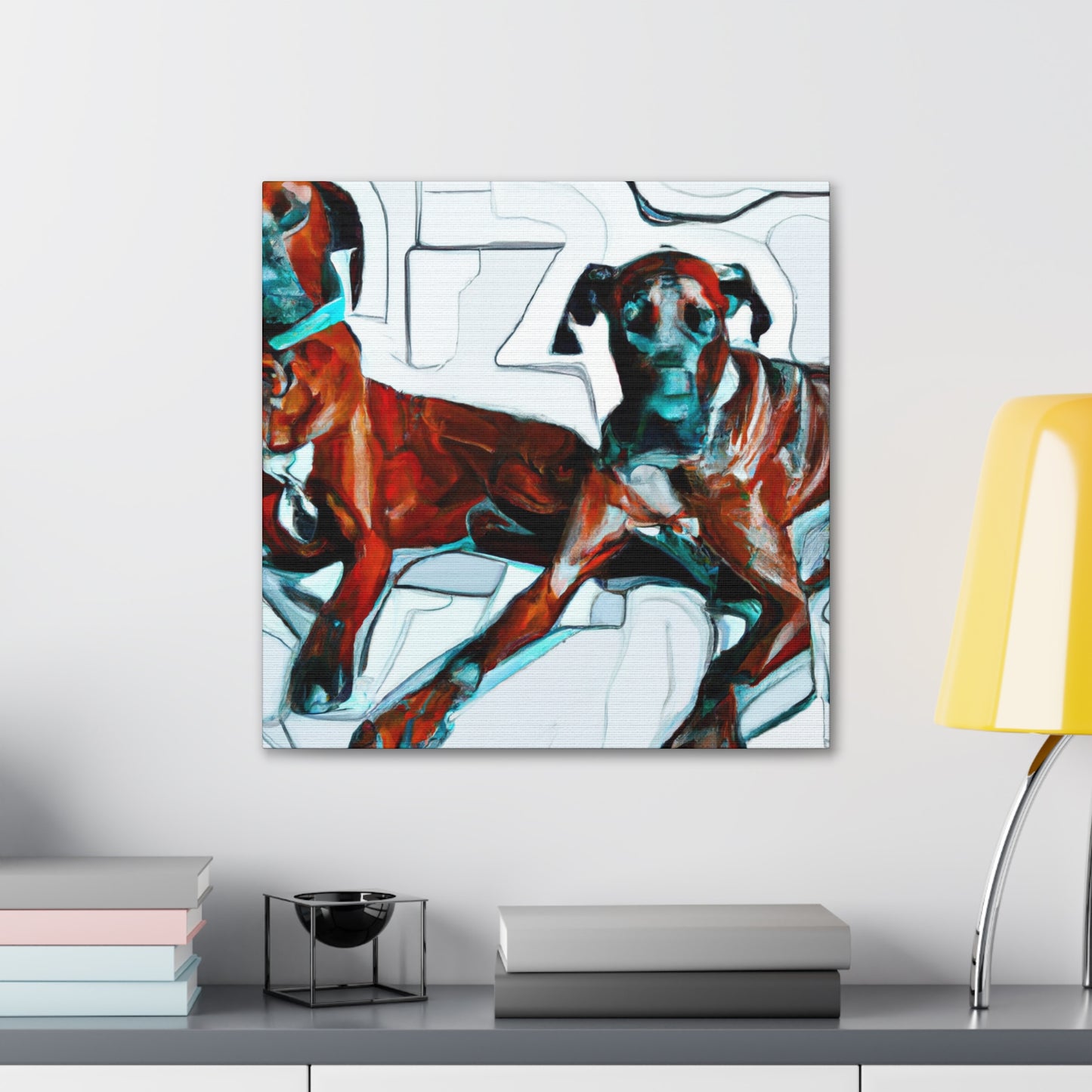 "Ridgeback in Expressionism" - Canvas