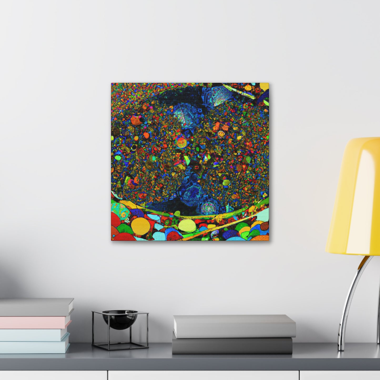 "Digital Rainbow Symphony" - Canvas