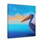 Pelican in the Skies - Canvas