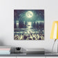 Luminous Coastal Revelry - Canvas