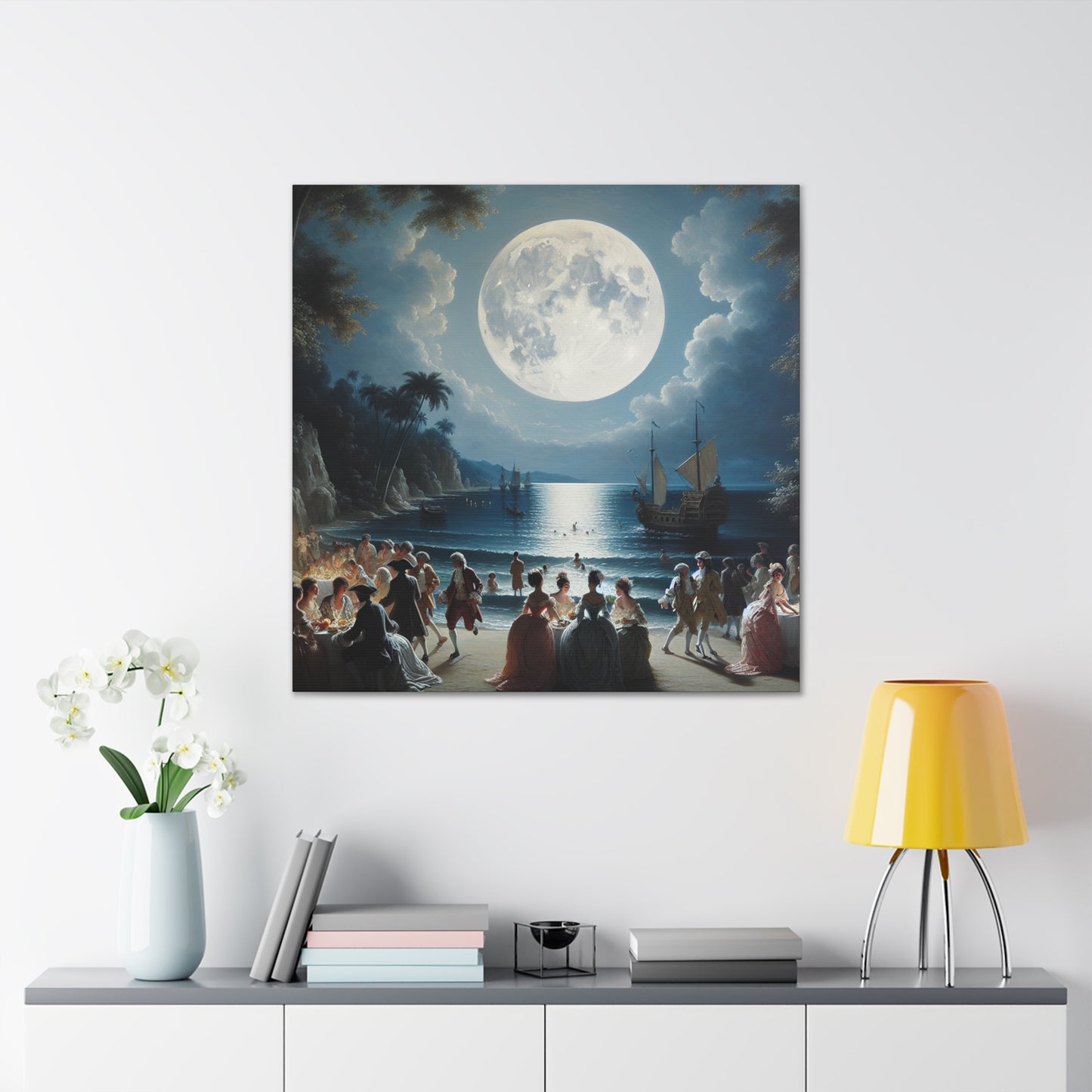 "Enchanting Night Sands" - Canvas