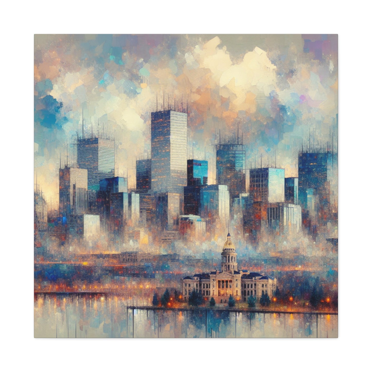 "Majestic Mile High Hues" - Canvas