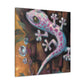 Gecko Inna Window. - Canvas