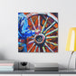 Wagon Wheel Realism - Canvas