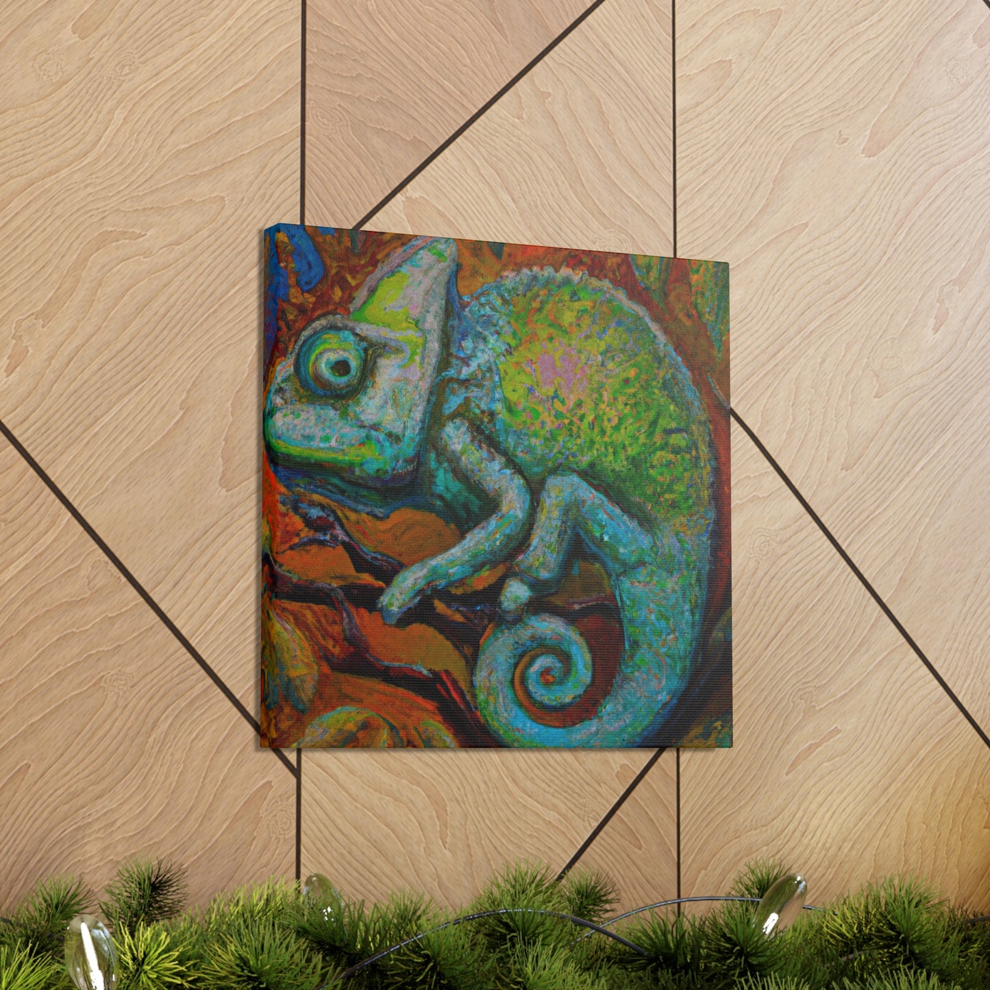 Veiled Chameleon Dream - Canvas