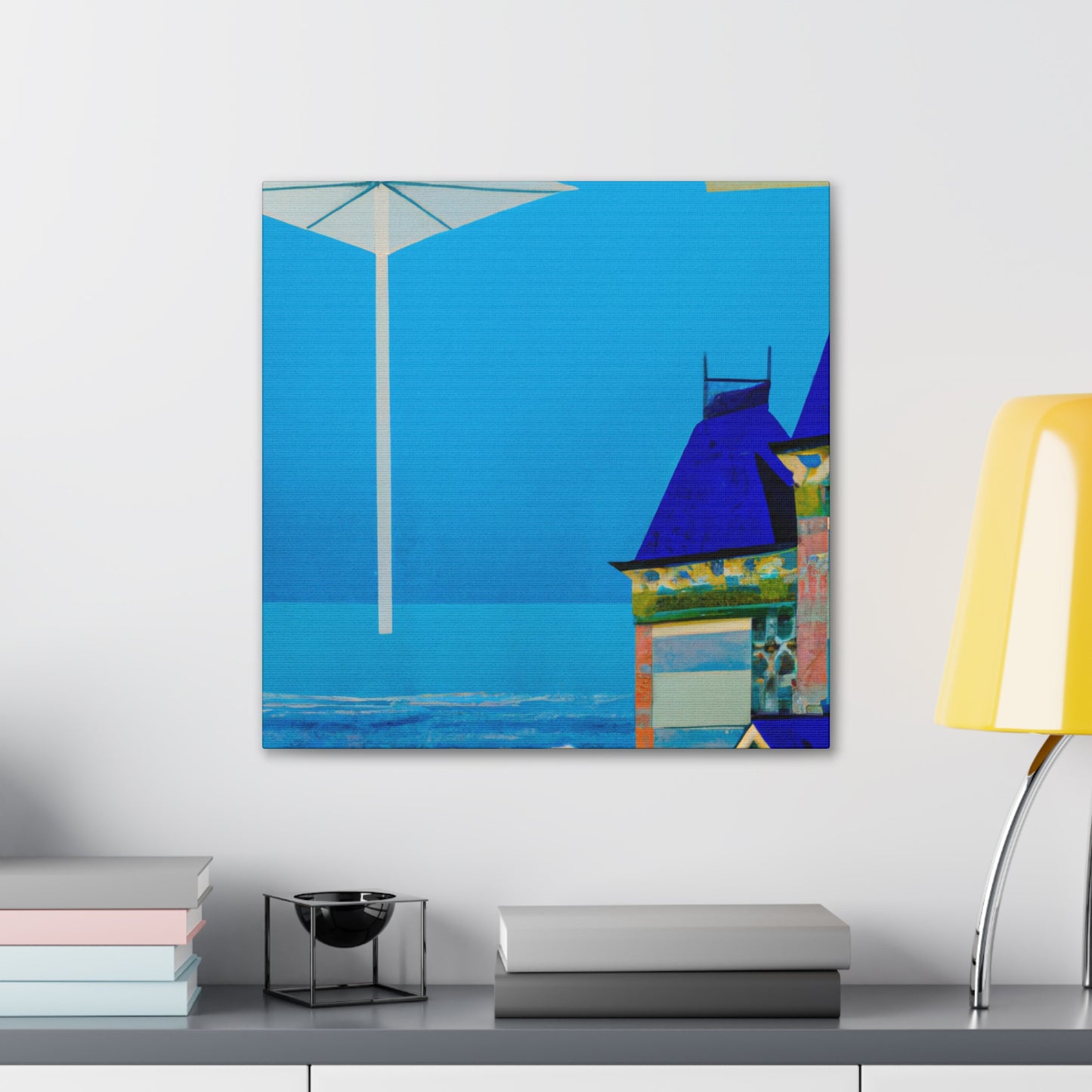 "Beach Cottages Dreaming" - Canvas