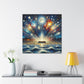 Midnight Coastal Revelry - Canvas