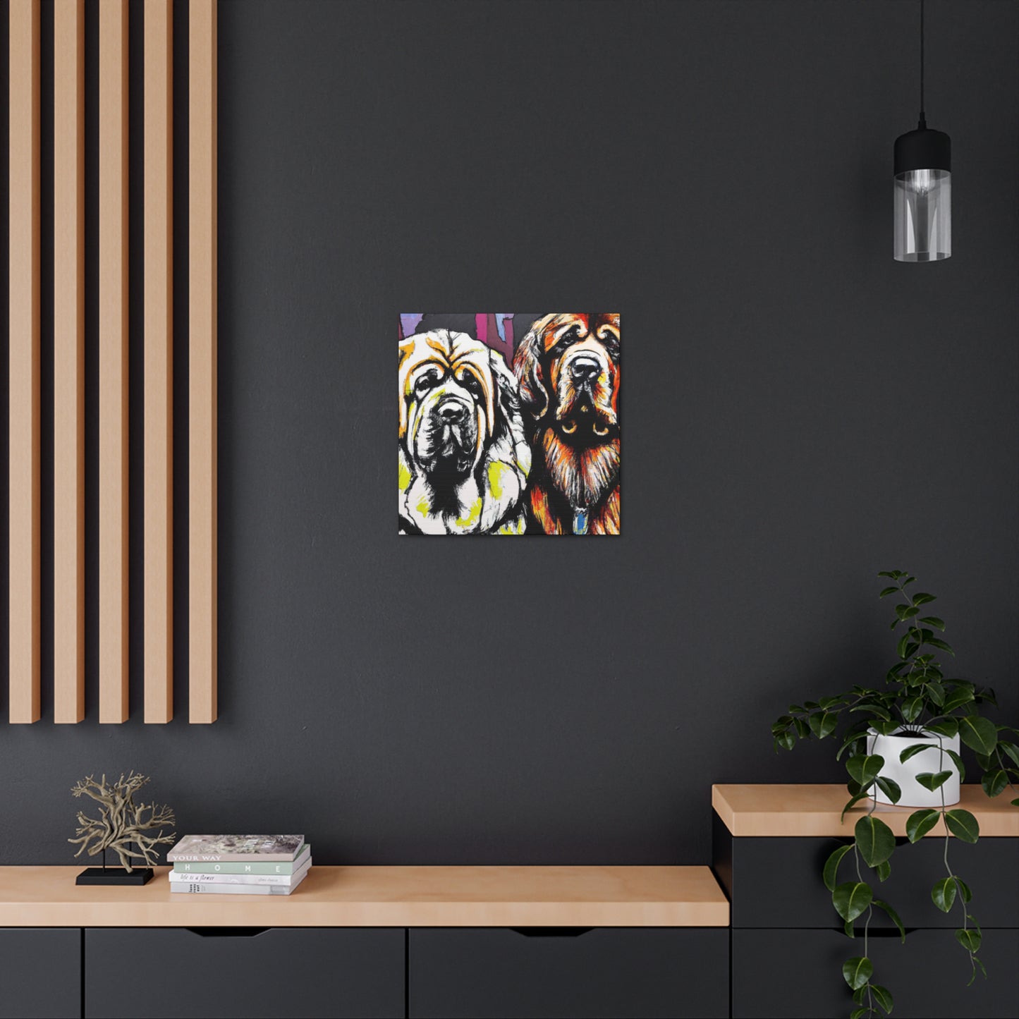 Tibetan Mastiff Portrait - Canvas