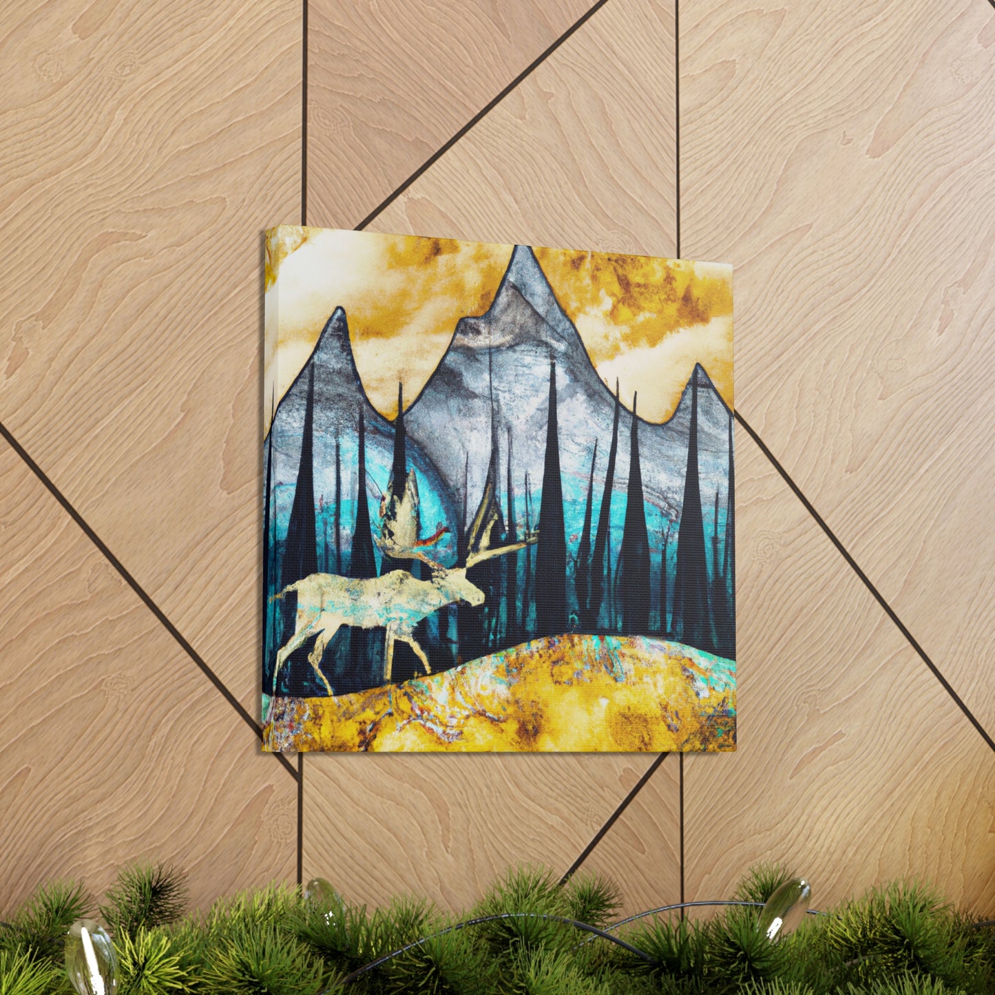 Moose of Baroque Era - Canvas