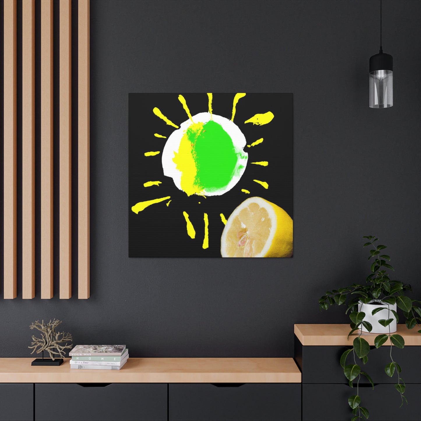 Lemon Juicy Brilliance - Canvas