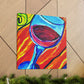 "Glorious Wine Glass Beauty" - Canvas