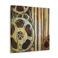 "Film Reels Impressionist" - Canvas