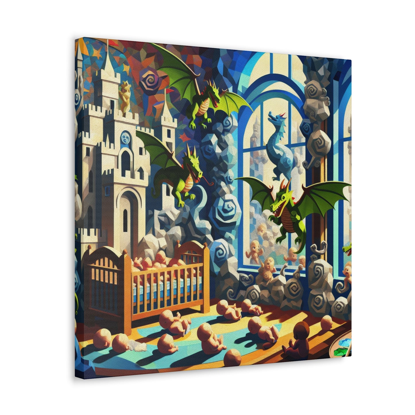 Enchanting Dragon Fantasy - Canvas