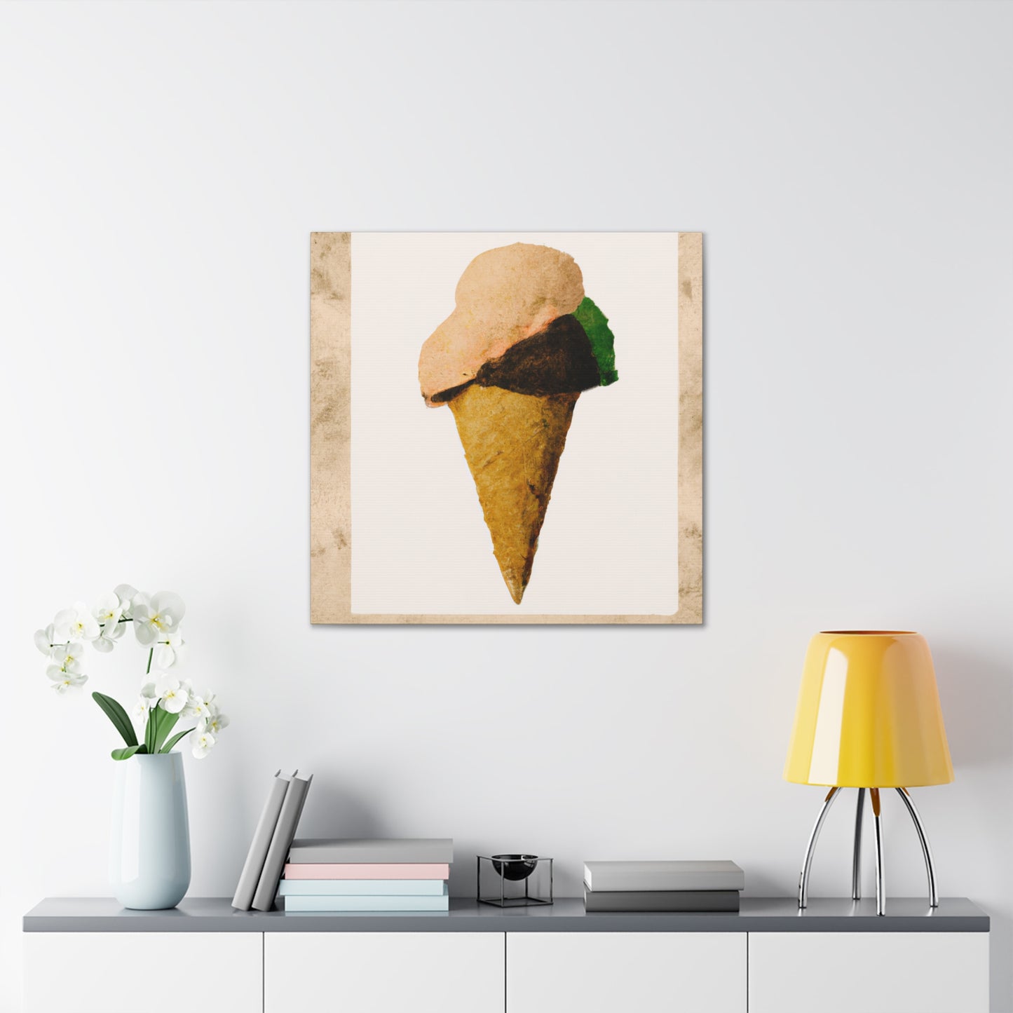 Ice Cream in Bloom - Canvas