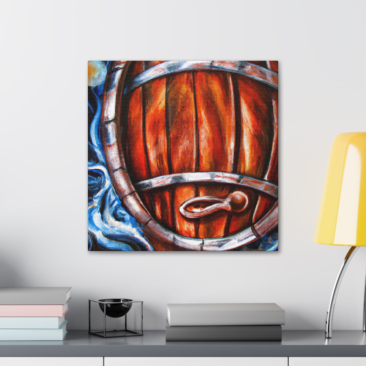 Whiskey Barrel Baroque - Canvas